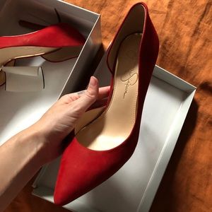 Jessica Simpson Red Pumps